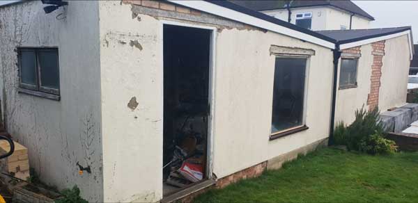 Garage facelift - before